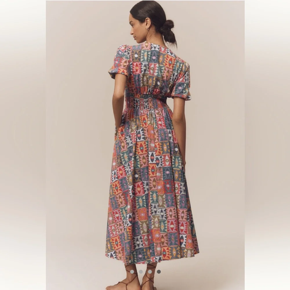 Anthropologie Katerina Button-Front Dress: Nancy McKie Edition - Picture 2 of 11